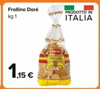 Carrefour Market Dorè Biscotti Frollini 1000 G(ml) offerta