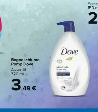 Carrefour Market Dove Dove Bagnoschiuma Pump offerta