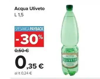 Carrefour Market Uliveto Acqua offerta