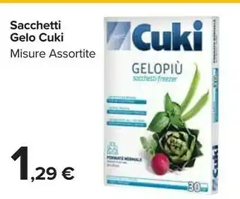 Carrefour Market Cuki Cuki Sacchetti Gelo offerta
