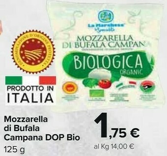 Carrefour Market Mozzarella Di Bufala Campana Dop offerta