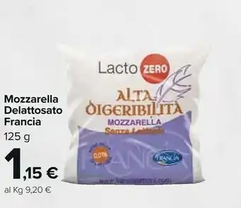 Carrefour Market Francia Mozzarella Delattosato offerta