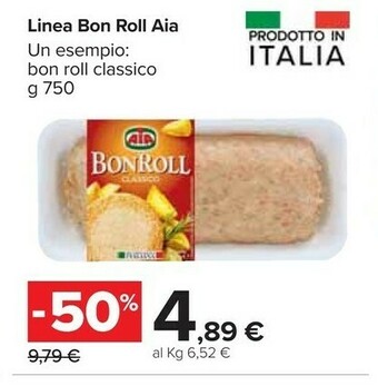 Carrefour Market Aia Bon Roll Classico offerta