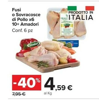 Carrefour Market Amadori Fusi O Sovracosce Di Pollo offerta