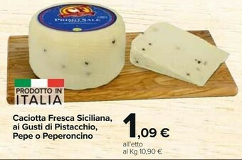 Carrefour Market Caciotta Fresca Siciliana offerta