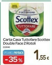 Carrefour Scottex Rotoli di carta offerta