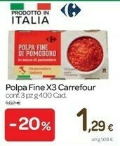 Carrefour Pomodori pelati offerta