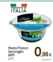 Carrefour Pesto offerta