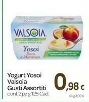 Carrefour Valsoia Yogurt offerta