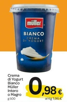 Carrefour Muller Yogurt offerta
