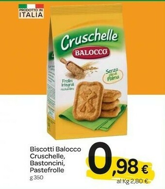 Carrefour Balocco Biscotti offerta