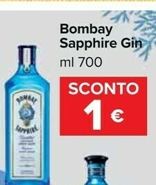 Carrefour Bombay Sapphire London Dry Gin 700 G(ml) offerta