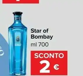 Carrefour Bombay Saphire Star Of Bombay Gin 0,7 L London Dry offerta