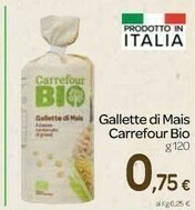 Carrefour Gallette di mais offerta