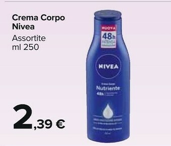 Carrefour Nivea Crema Corpo offerta