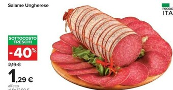 Carrefour Salame offerta
