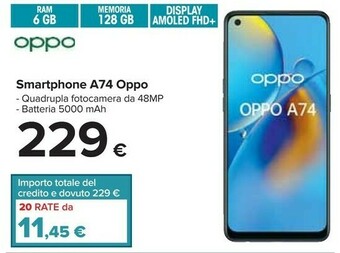 Carrefour Samsung Smartphone android offerta