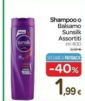 Carrefour Express Sunsilk Shampoo offerta