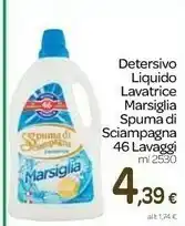 Carrefour Express Spuma di Sciampagna Detersivo lavatrice offerta