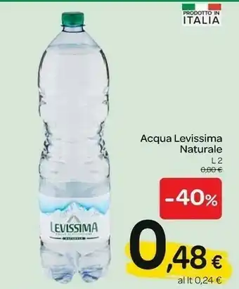 Carrefour Express Levissima Acqua offerta
