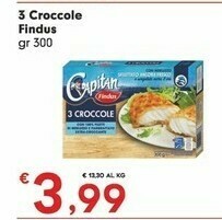 Despar Findus 3 Croccole offerta