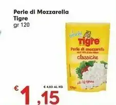 Despar Tigre Perle Di Mozzarella 120 G offerta