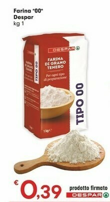 Despar Despar - Farina Tipo 00 1000 G(ml) offerta