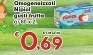 Despar Nipiol Omogeneizzati Di Frutta offerta