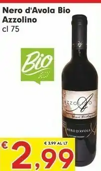 Despar Azzolino Nero D'Avola Bio offerta