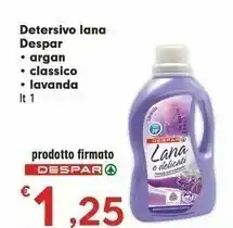 Despar Detersivo Lana offerta
