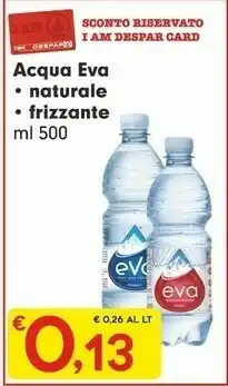Despar Eva - Acqua Minerale Naturale offerta