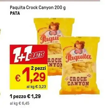 Iper La Grande Snack Pata - Crock Canyon 200 G(ml) offerta