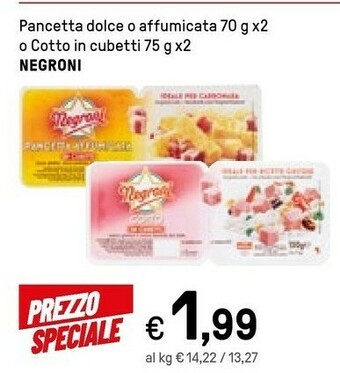 Iper La Grande Negroni Pancetta Affumicata A Cubetti offerta