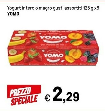 Iper La Grande Yomo Yogurt Intero Con Pesca offerta