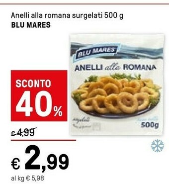 Iper La Grande Blu Mares Anelli Alla Romana Surgelati offerta