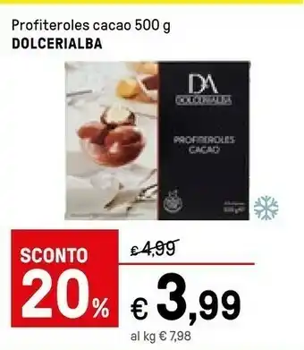 Iper La Grande Dolcerialba Profiteroles Cacao offerta