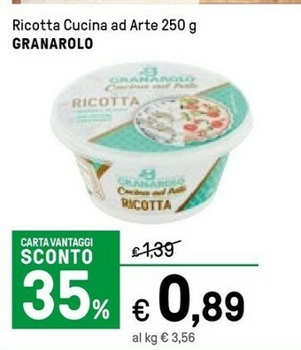 Iper La Grande Granarolo Ricotta Cucina Ad Arte offerta