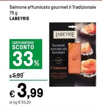 Iper La Grande Labeyrie Salmone Affumicato Gourmet offerta