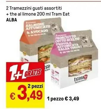 Iper La Grande Alba - Time Out Snack 2 Tramezzini Salame, Formaggio E Rucola 150 G(ml) offerta