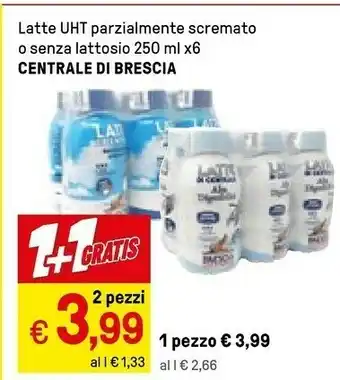 Iper La Grande Centrale del latte di brescia Centrale Di Brescia Latte Uht Parzialmente Scremato O Senza Lattosio offerta