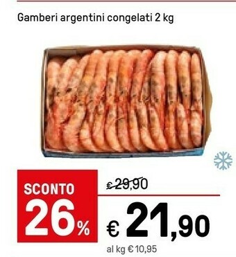 Iper La Grande Gamberi Argentini Congelati offerta