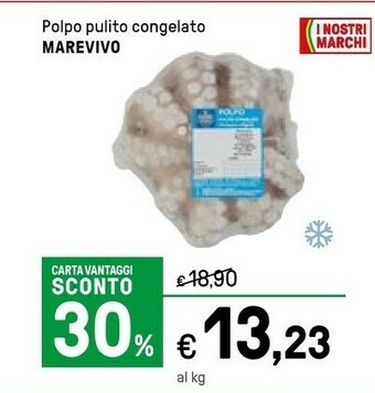 Iper La Grande Marevivo Polpo Pulito Congelato offerta