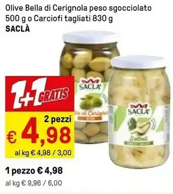 Iper La Grande Sacla Olive Bella Di Cerignola offerta