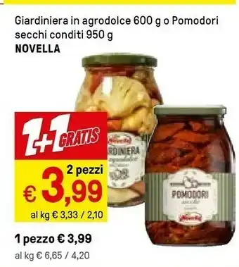 Novella Giardiniera In Agrodolce