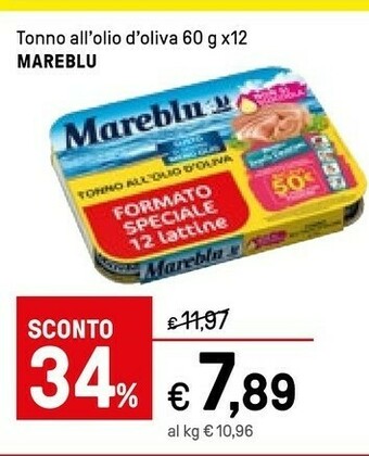 Iper La Grande Mareblu Tonno All'olio D'oliva offerta