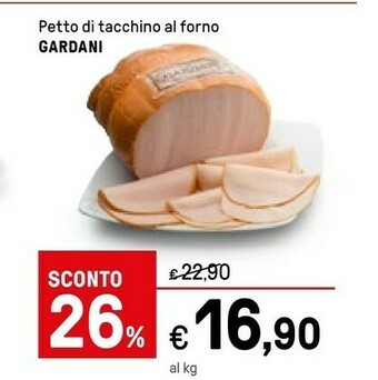 Iper La Grande Gardani Petto Di Tacchino Al Forno offerta