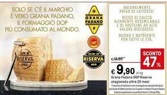 Iper La Grande Grana Padano Formaggio offerta