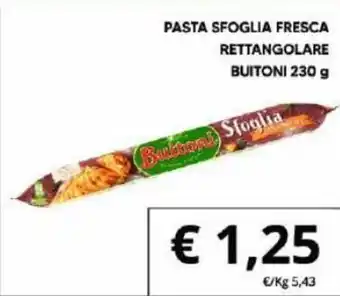Buitoni Pasta Sfoglia Fresca Rettangolare 230 g