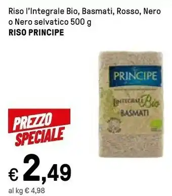 Iper La Grande Riso principe L'Integrale Bio Il Nero Riso 500 G(ml) offerta