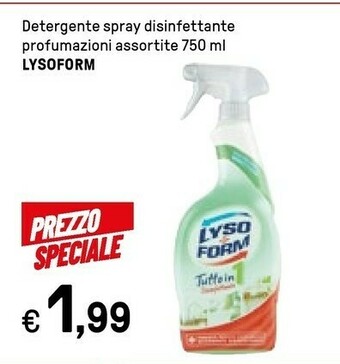Iper La Grande Lysoform Detergente Spray Disinfettante offerta